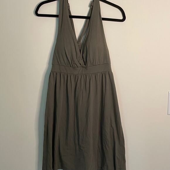 Make + Model  Ladies' Military Green Cover up Dress size  Medium - Picture 2 of 8